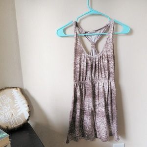 Small cafe brown summer dress